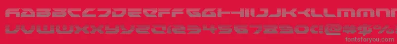 Royalsamuraigrad Font – Gray Fonts on Red Background
