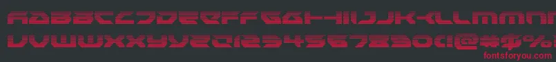 Royalsamuraigrad Font – Red Fonts on Black Background