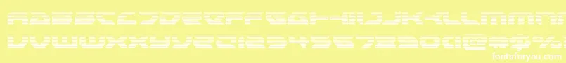 Royalsamuraigrad Font – White Fonts on Yellow Background