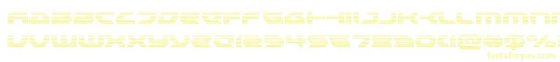Шрифт Royalsamuraigrad – жёлтые шрифты