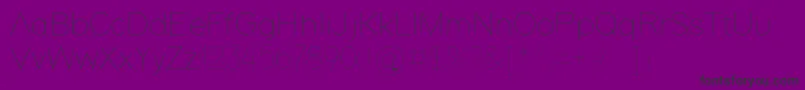 Police Adam – polices noires sur fond violet
