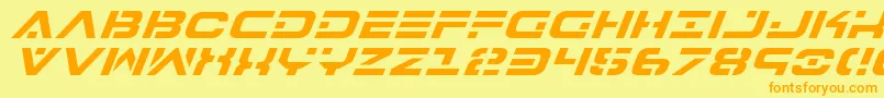 Weitere Informationen zur 7thServiceItalic-Schriftart 7thServiceItalic-Schriftart – Orangefarbene Schriften auf gelbem Hintergrund