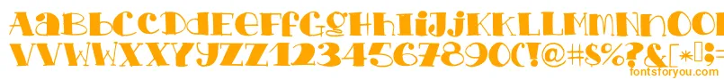 Więcej informacji o czcionce Chopchickennbeef Czcionka Chopchickennbeef – pomarańczowe czcionki
