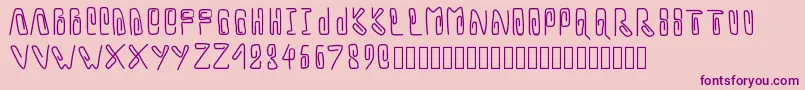 Pwtrombone Font – Purple Fonts on Pink Background