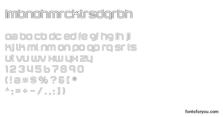 Schriftart IncopinsClustersBi – Alphabet, Zahlen, spezielle Symbole
