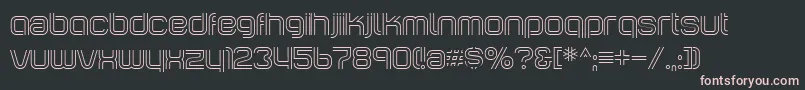 IncopinsClustersBi Font – Pink Fonts on Black Background
