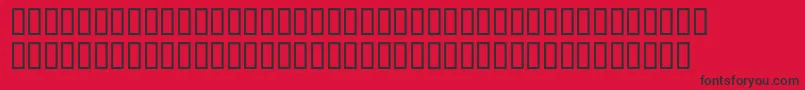 McsAlmaalimHighBrokOut Font – Black Fonts on Red Background