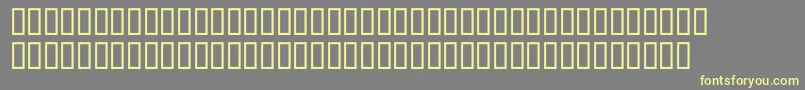 McsAlmaalimHighBrokOut Font – Yellow Fonts on Gray Background