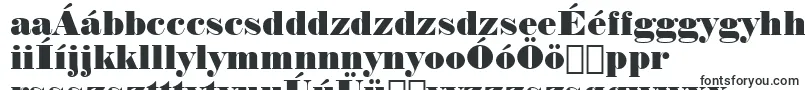 NormandeBt-fontti – unkarilaiset fontit