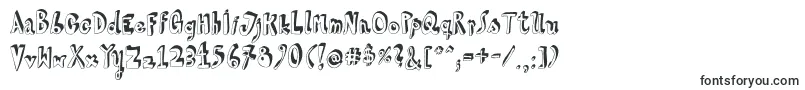 Шрифт HvdSteinzeit – узкие шрифты