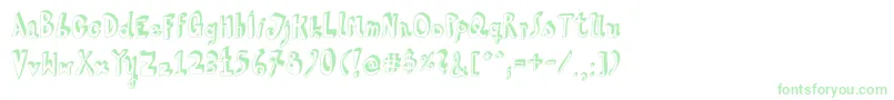 HvdSteinzeit-Schriftart – Grüne Schriften