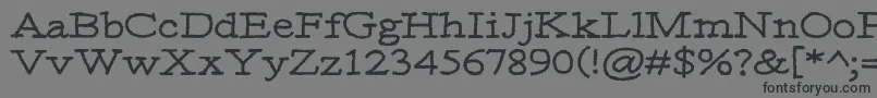 Moa3 Font – Black Fonts on Gray Background