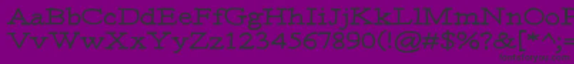 Moa3 Font – Black Fonts on Purple Background