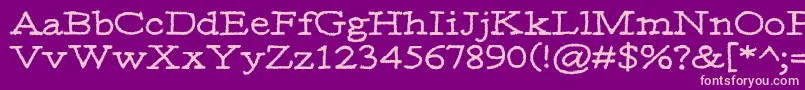More about Moa3 Font Moa3 Font – Pink Fonts on Purple Background