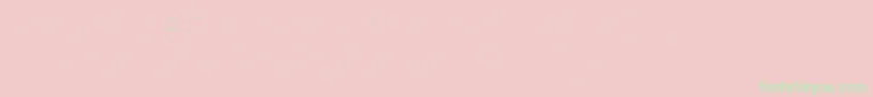 Fonte FirasanscondensedTwo – fontes verdes em um fundo rosa