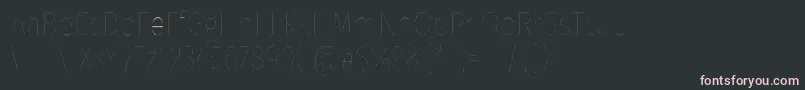 FirasanscondensedTwo-Schriftart – Rosa Schriften auf schwarzem Hintergrund