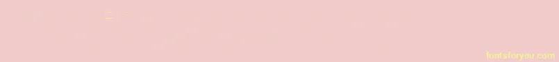 フォントFirasanscondensedTwo – 黄色のフォント、ピンクの背景