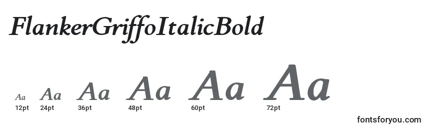 FlankerGriffoItalicBold Font Sizes