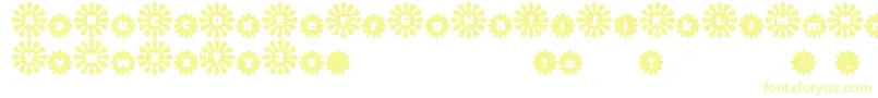ShowerFlower Font – Yellow Fonts