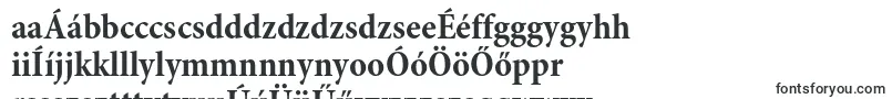 Шрифт MinionproBoldcn – венгерские шрифты