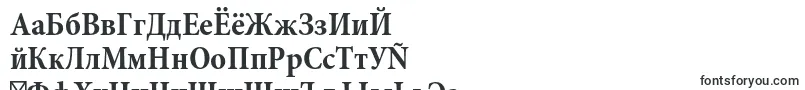 MinionproBoldcn-Schriftart – russische Schriften