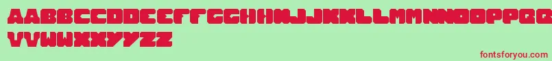 TotalHammer Font – Red Fonts on Green Background