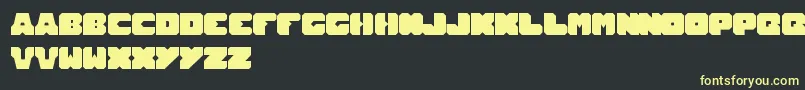 TotalHammer Font – Yellow Fonts on Black Background