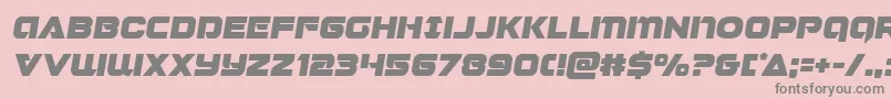 Jeebrasemital Font – Gray Fonts on Pink Background