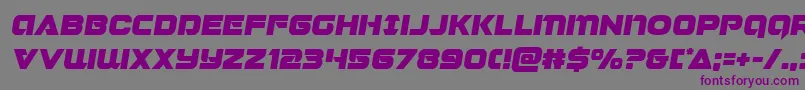 Jeebrasemital Font – Purple Fonts on Gray Background