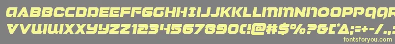 Jeebrasemital Font – Yellow Fonts on Gray Background