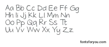 Обзор шрифта Tidyhand