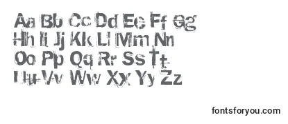 RustedPlastic Font