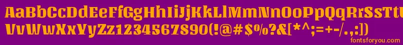 Más sobre la fuente UnlockRegular fuente UnlockRegular – Fuentes Naranjas Sobre Fondo Morado