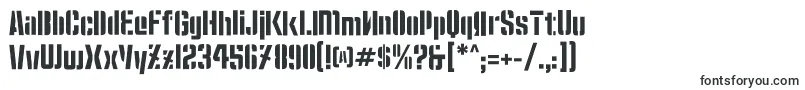 MoshkaStencil Font – Accidental Fonts