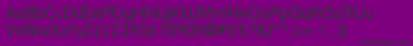 AFuturaround Font – Black Fonts on Purple Background