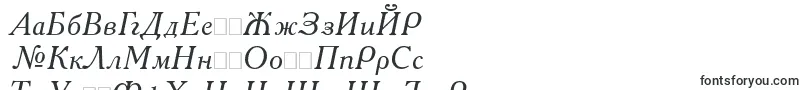 fuente AAdemyacttItalic – Fuentes kirguís