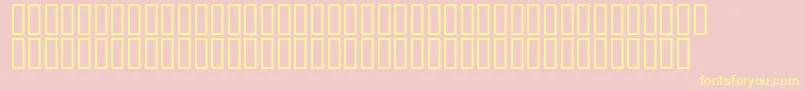 Radagund Font – Yellow Fonts on Pink Background