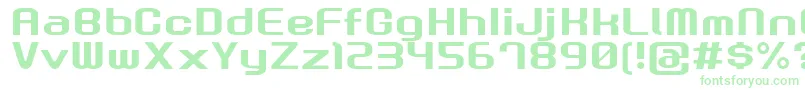 GauRootN Font – Green Fonts on White Background