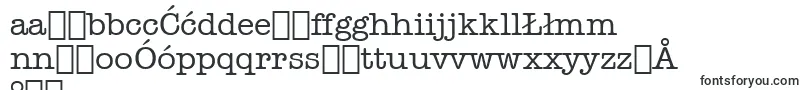 AmericanTypewriterMediumBt Font – Polish Fonts