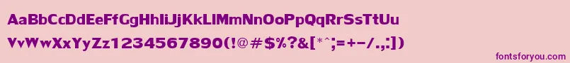 En savoir plus sur la police LilyupcBold Police LilyupcBold – polices violettes sur fond rose