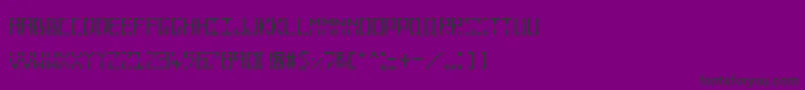フォントPixelhole – 紫の背景に黒い文字