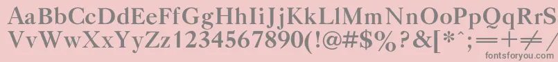 More about GazetatitulcBold Font GazetatitulcBold Font – Gray Fonts on Pink Background