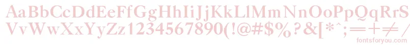 GazetatitulcBold Font – Pink Fonts on White Background