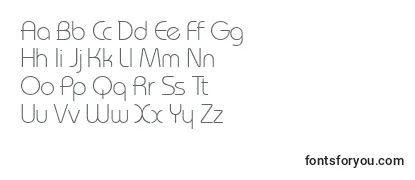 Обзор шрифта Monako