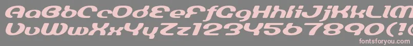 LuminesignBold Font – Pink Fonts on Gray Background