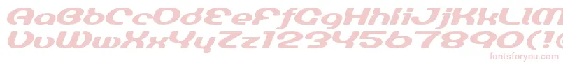 Шрифт LuminesignBold – розовые шрифты на белом фоне