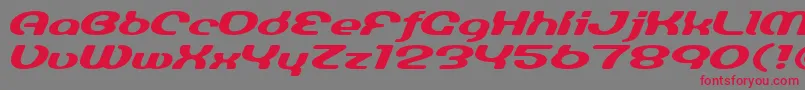 LuminesignBold Font – Red Fonts on Gray Background