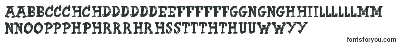 Шрифт ButterFinger – валлийские шрифты