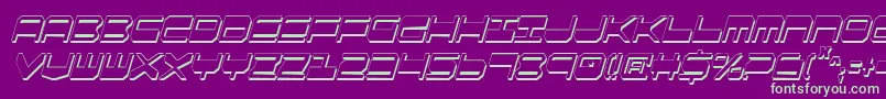 fuente Qgear2sic – Fuentes Verdes Sobre Fondo Morado