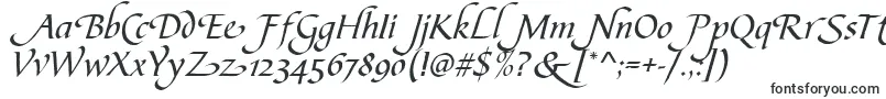 Шрифт CalligraphscriptSwashRegular – трендовые шрифты